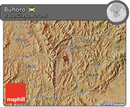 Satellite Map of Buhoro