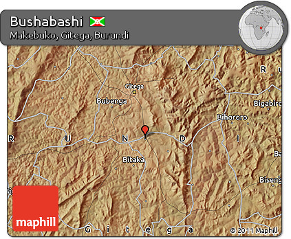 Satellite Map of Bushabashi