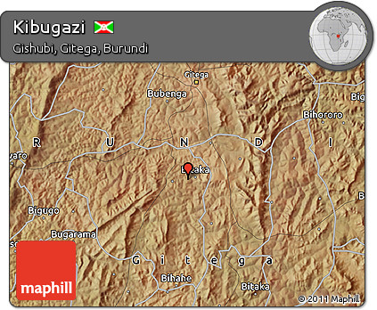Satellite Map of Kibugazi