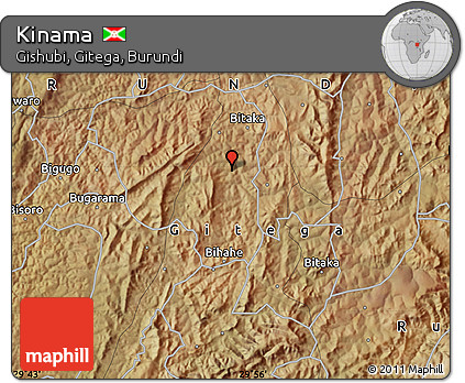 Satellite Map of Kinama