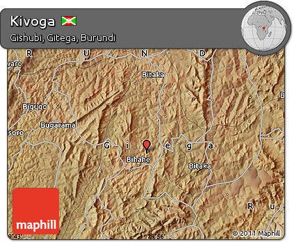 Satellite Map of Kivoga
