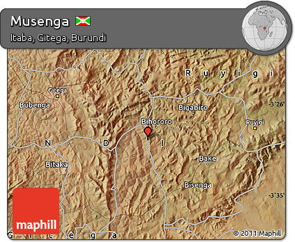 Satellite Map of Musenga
