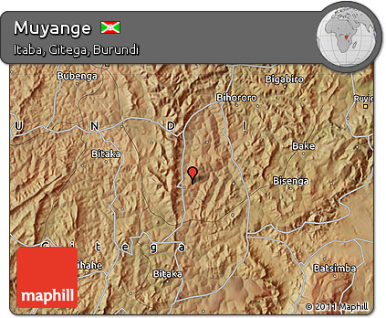 Satellite Map of Muyange