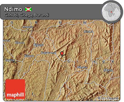 Satellite Map of Ndimo
