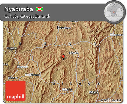 Satellite Map of Nyabiraba