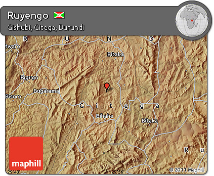 Satellite Map of Ruyengo