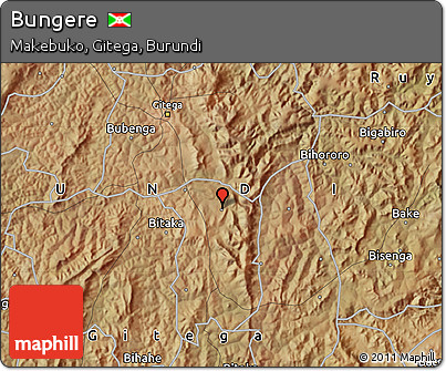 Satellite Map of Bungere