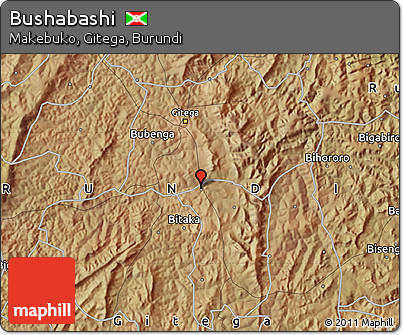 Satellite Map of Bushabashi