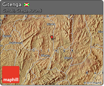 Satellite Map of Gitenga