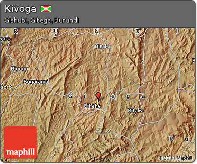 Satellite Map of Kivoga