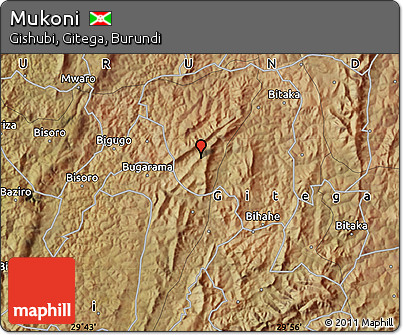 Satellite Map of Mukoni