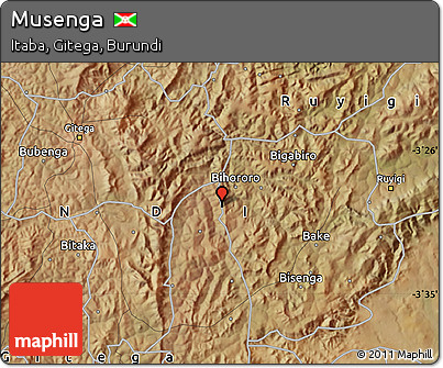 Satellite Map of Musenga
