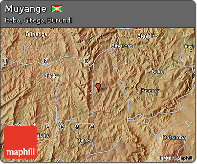 Satellite Map of Muyange