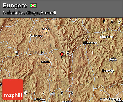 Satellite Map of Bungere