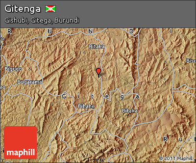 Satellite Map of Gitenga