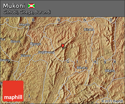 Satellite Map of Mukoni