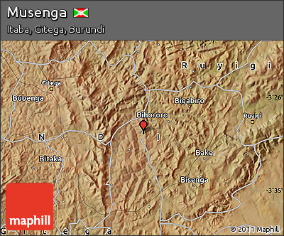 Satellite Map of Musenga