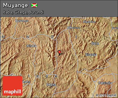 Satellite Map of Muyange