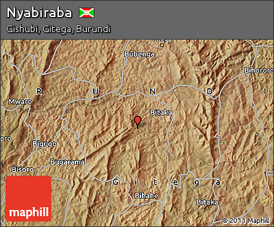 Satellite Map of Nyabiraba