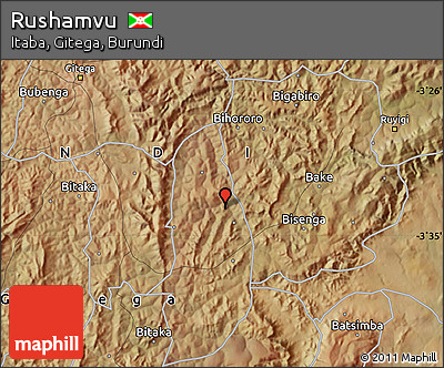 Satellite Map of Rushamvu