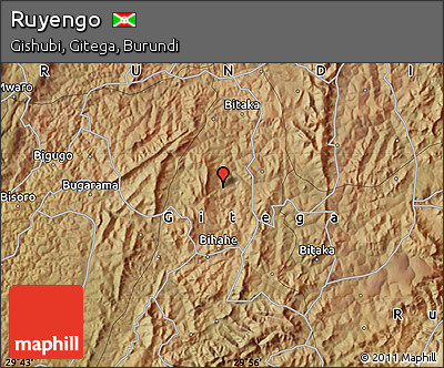Satellite Map of Ruyengo