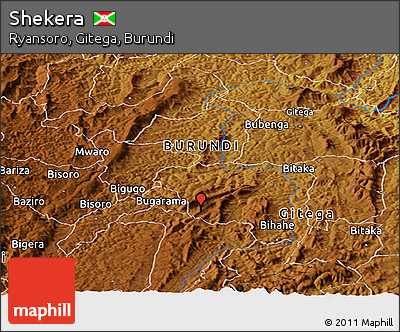 Physical Panoramic Map of Shekera