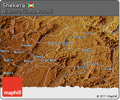 Physical Panoramic Map of Shekera