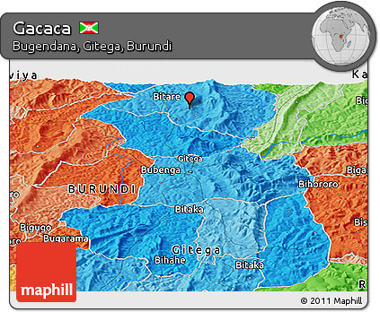 Political Panoramic Map of Gacaca
