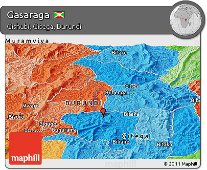 Political Panoramic Map of Gasaraga