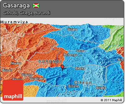 Political Panoramic Map of Gasaraga