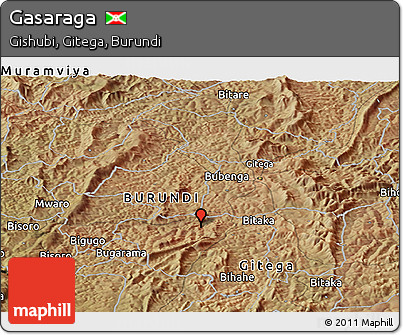 Satellite Panoramic Map of Gasaraga