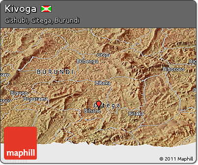 Satellite Panoramic Map of Kivoga