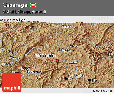 Satellite Panoramic Map of Gasaraga