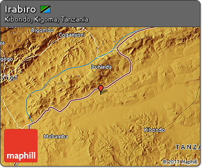 Physical 3D Map of Irabiro
