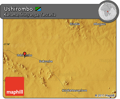 Physical Map of Ushirombo