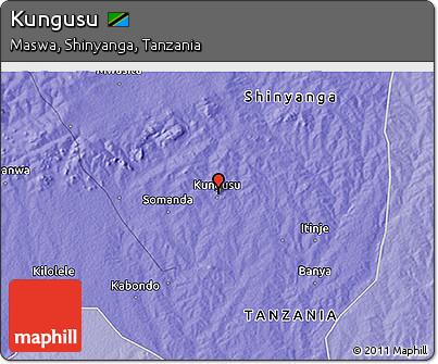 Political 3D Map of Kungusu