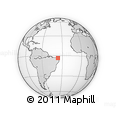 Outline Map of the Area around 3° 30' 2" S, 36° 28' 30" W, rectangular outline