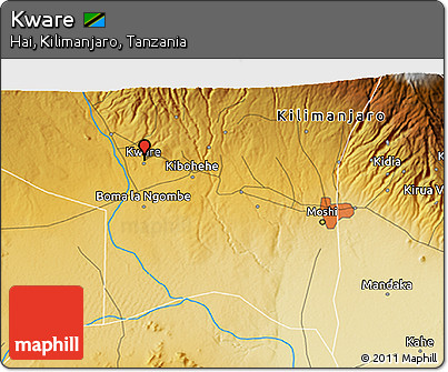 Physical 3D Map of Kware