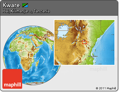 Physical Location Map of Kware