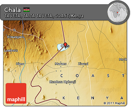 Physical Map of Chala