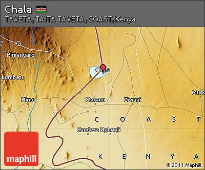 Physical Map of Chala