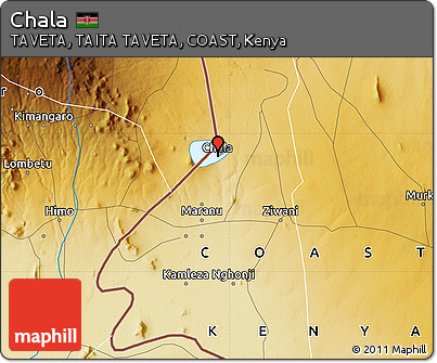 Physical Map of Chala