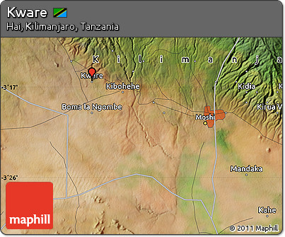 Satellite Map of Kware