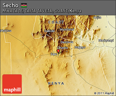 Physical 3D Map of Secho
