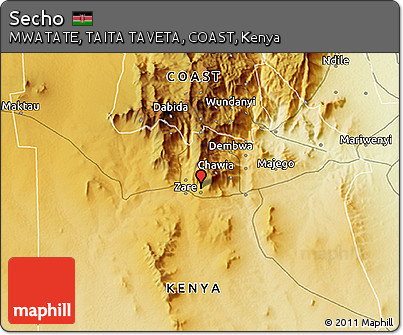 Physical 3D Map of Secho