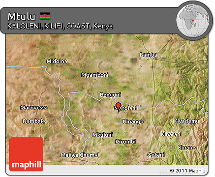 Satellite 3D Map of Mtulu