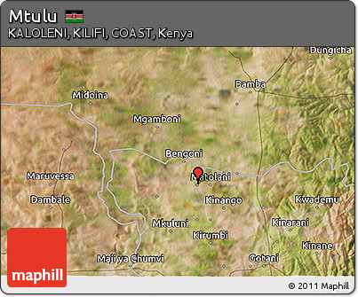 Satellite 3D Map of Mtulu