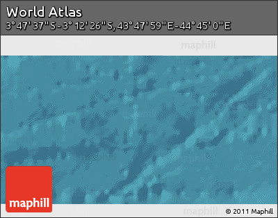 Satellite 3D Map of the Area around 3° 30' 2" S, 44° 16' 29" E