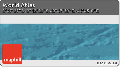 Satellite Panoramic Map of the Area around 3° 30' 2" S, 44° 16' 29" E