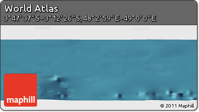 Satellite Panoramic Map of the Area around 3° 30' 2" S, 48° 31' 29" E